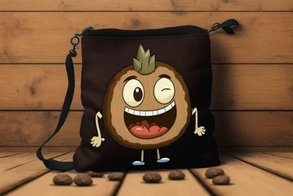 Animated Face Pouches: A Darkly Comedic Bronzepunk Collection