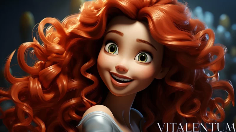 Brave: Disney's Newest Heroine - A Cinematic Masterpiece AI Image