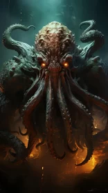 Draconic Cthulhu in Dark Sanctuary: Intricate Underwater World