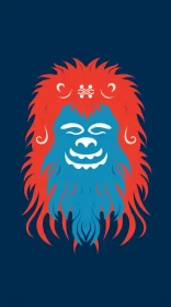 Intriguing Tiger-Lion Character Logo Inspired by Vietnamese Art AI Image