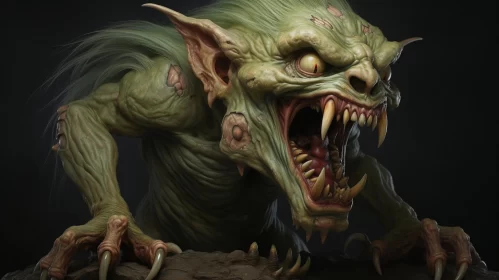 Goblin Academia: An Ode to Fantasy and Horror AI Image