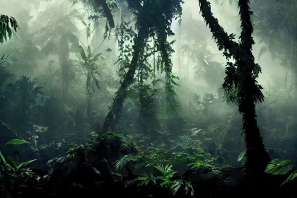Mysterious Rainforest - Nature's Enigmatic Beauty