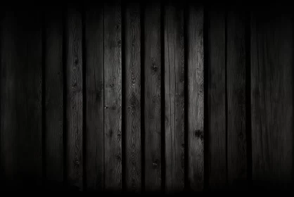 Minimalist Noir-Inspired Dark Wooden Planks Background