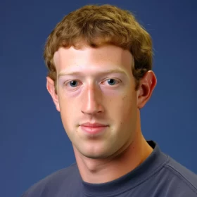 Mark Zuckerberg: A Princesscore-Inspired Studio Portrait AI Image