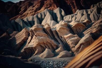 3D Landscape of Death Valley: An Atmospheric Nature Wonder