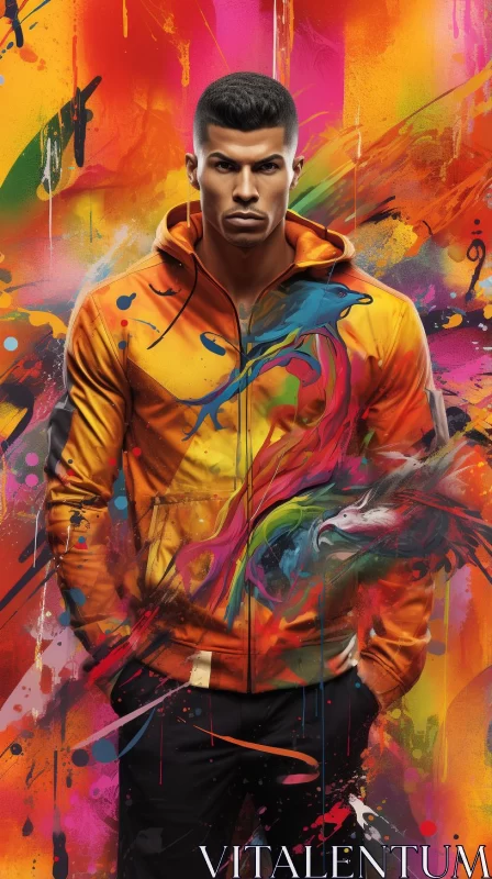 Fashion Meets Art: Graffiti-Inspired Style with African Influences AI Image
