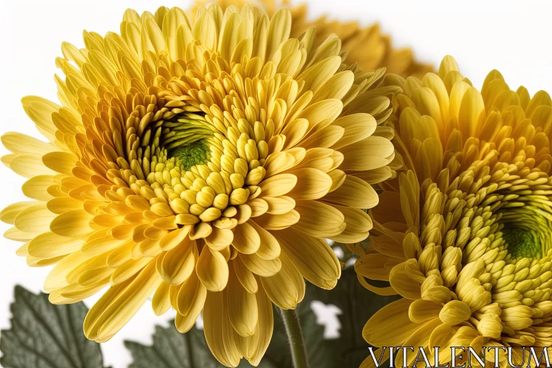 Captivating Yellow Flowers with Bold Color Combinations AI Image