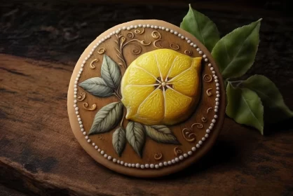 Exquisite Lemon Sugar Cookie: A Blend of Traditional Craftsmanship and Modern Art