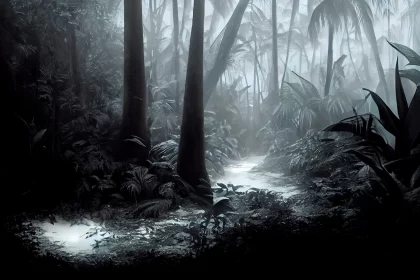 Enigmatic Tropics: A Journey Through the Dark Jungle