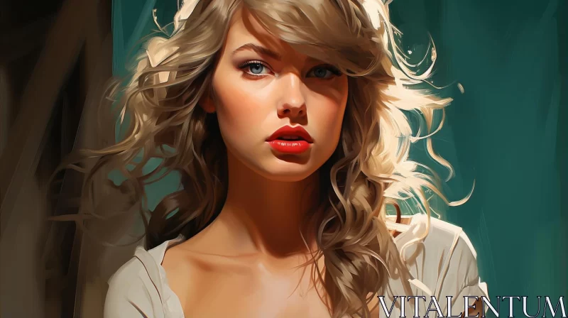 Detailed Taylor Swift Painting in Maranao Art Style AI Image