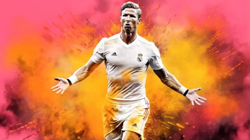 Immersive Poster - The King of Soccer Returns AI Image