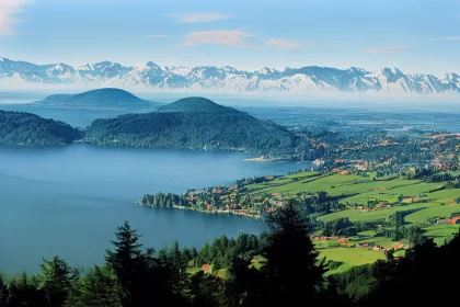 Scenic View of Lake Constance, Switzerland - A Topographic Capture