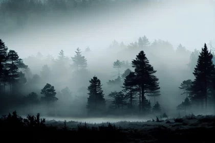 Misty Forest: A Nature-Inspired Atmospheric Landscape