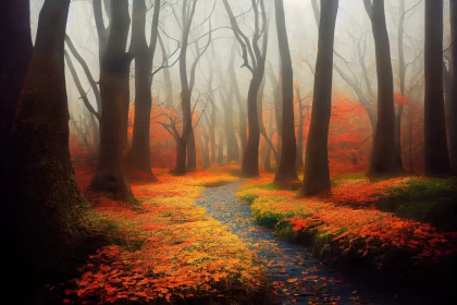 Enchanting Autumn Forest - A Fairytale Dutch Landscape