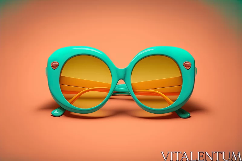 AI ART Playful Blend of Modern and Rococo Elements in Sunglasses Design