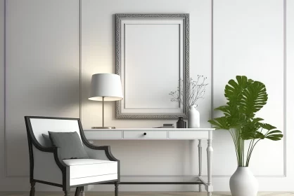 Elegant Realism: Interior Design with Silver Accents