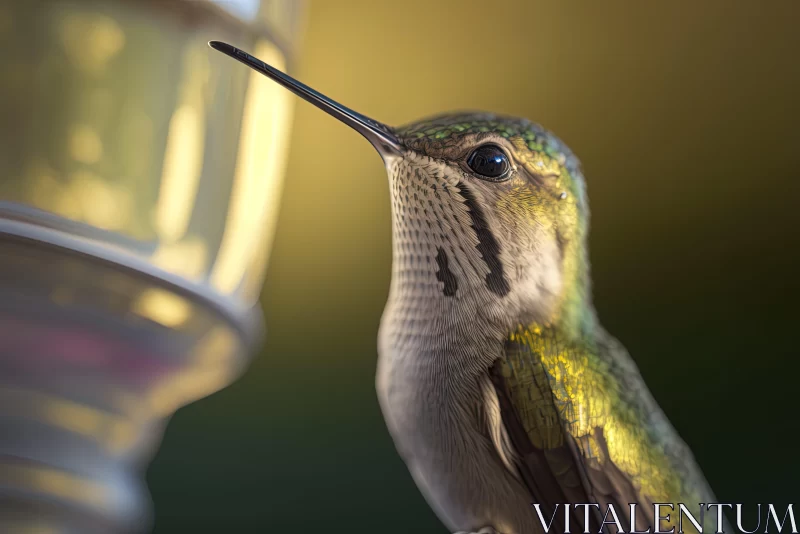 Hummingbird Display: A Close-up in Unreal Engine