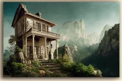 Classicist Mountain House in a Romantic Landscape