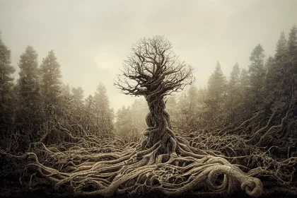 Majestic Forest Landscape: A Detailed Look at Nature's Complexity