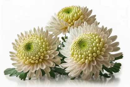 Three Chrysanthemums: An Emotive Floral Portrait