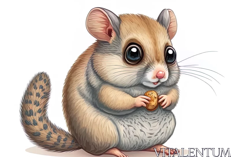 AI ART Cartoon Mouse Illustration - A Colorful Display of Rodent Charm