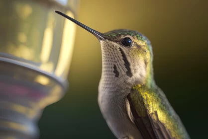 Hummingbird Display: A Close-up in Unreal Engine