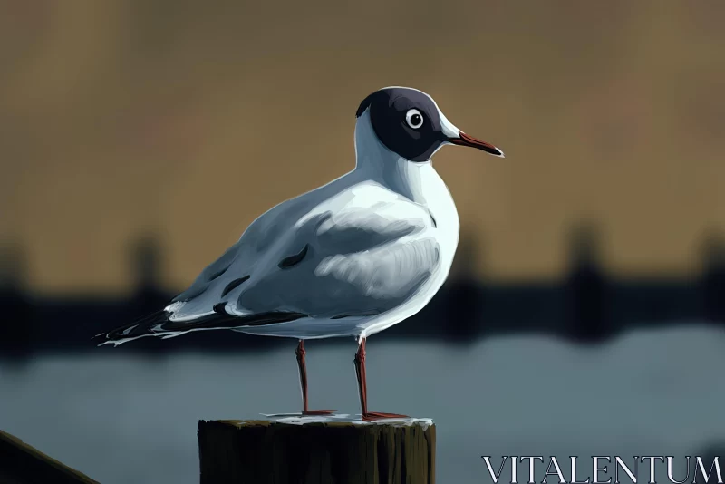 Realistic Bird Portraits with Bold Shadows and Colorful Realism AI Image