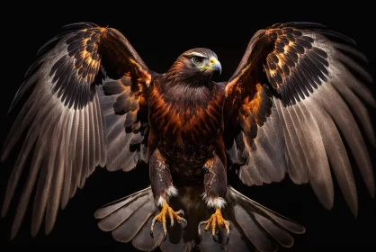 Majestic Eagle in Flight - A Captivating, Award-Winning Portrait