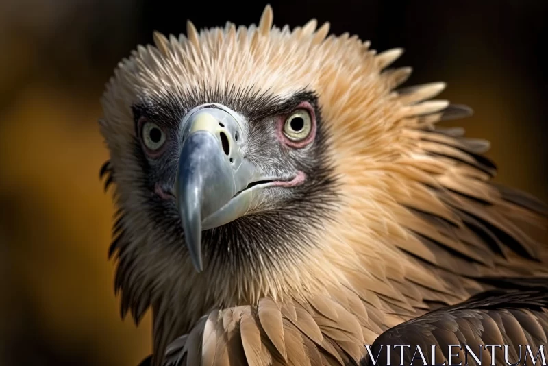 Captivating Bird Portraits: Vultures and Eagles in Gold and Navy Hues AI Image