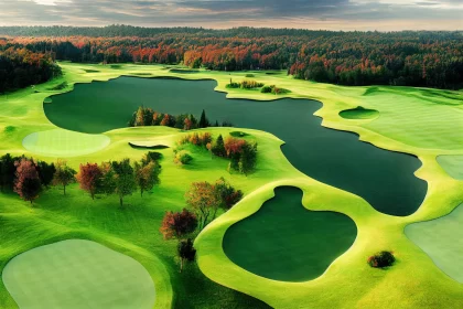Polonia Country Club: An Elaborate Golf Course in Northern Poland AI Image