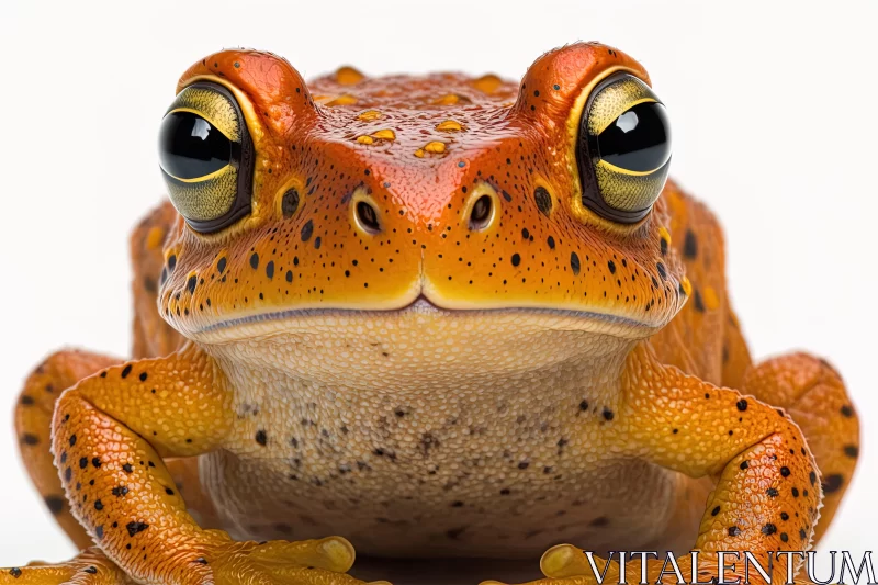 Intricate Portraiture: The Spotted Frog AI Image