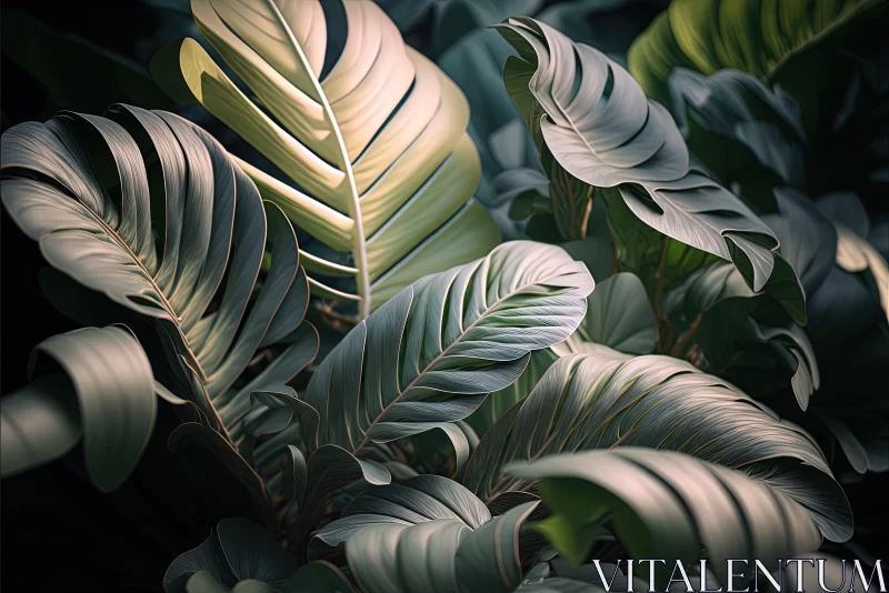 Tropical Baroque: Photorealistic Rendering of Mysterious Jungle AI Image