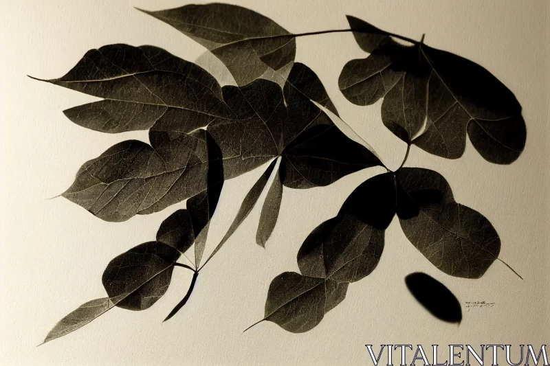 Bronze and Black Leaves - An Artistic Blend of Nature and History
