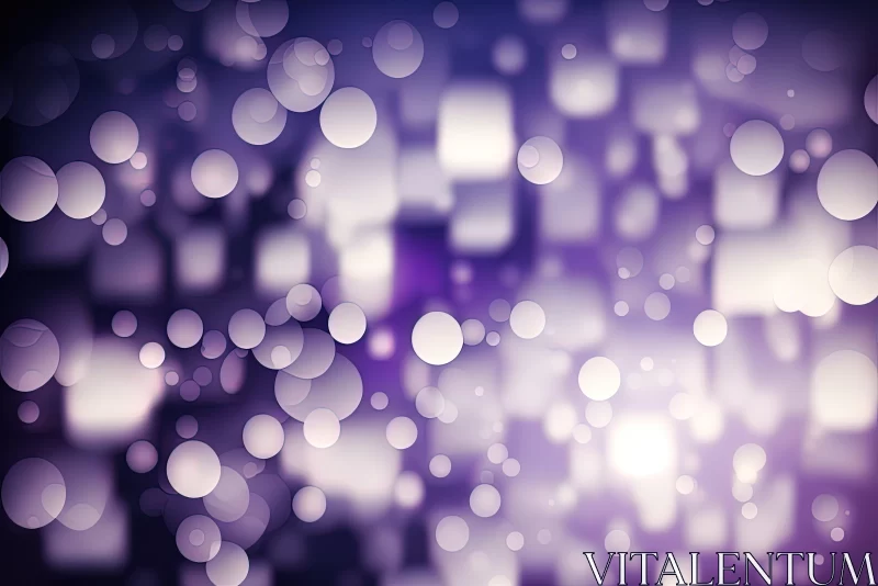 Purple Abstract Bokeh Background: A Festive Symphony of Lights AI Image