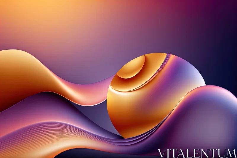 Abstract Colorful Whirlpools and Waves Artwork AI Image