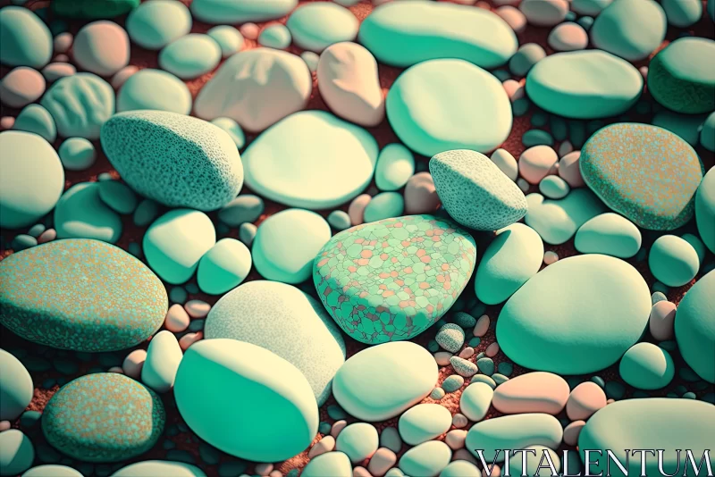 AI ART Surrealistic Pebbles: A Hyperrealistic Exploration of Nature's Wonders