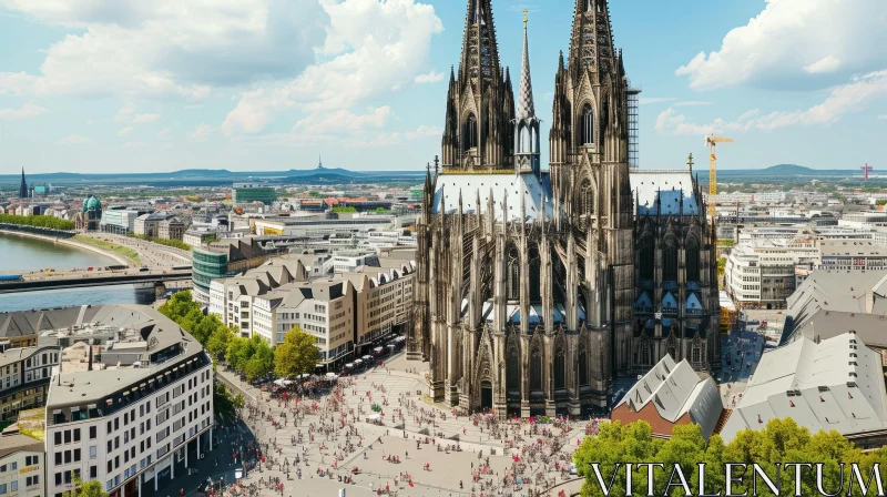 Cologne Cathedral: A Majestic Gothic Marvel in Germany AI Image