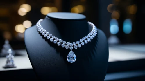 Luxurious Diamond Necklace - Elegance and Sparkle