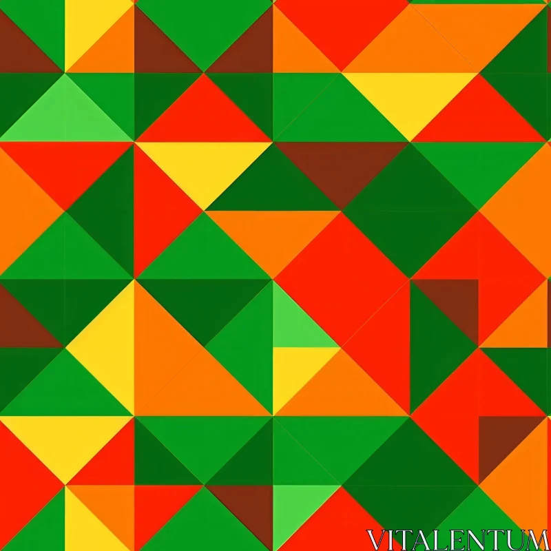 Colorful Geometric Pattern - Abstract Design for Web and Print AI Image