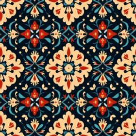 Colorful Moroccan Tiles Seamless Pattern for Various Projects