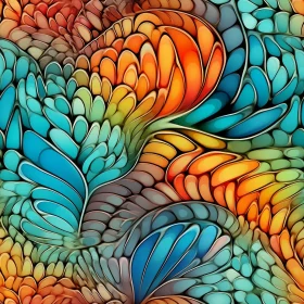 Cheerful Abstract Painting - Energetic Colors