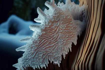 Enchanting Icicles: A Captivating Display of Zbrush Mastery