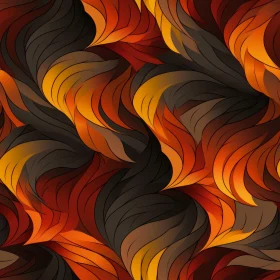 Swirling Abstract Waves Pattern