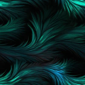 Blue Feathers Pattern - Dreamlike Background