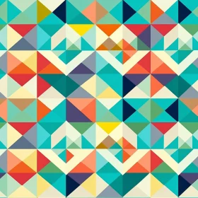Colorful Geometric Pattern - Eye-Catching Design