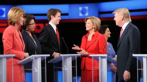 Political Debate: Fiorina, Rubio, Trump, Kelly & Christie