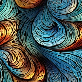 Bold Abstract Painting with Vibrant Colors