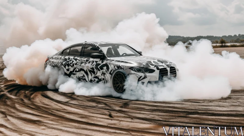 AI ART Intense BMW M4 Competition Drifting Art