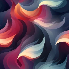 Vibrant Abstract Waves Pattern - Colorful Gradient Design