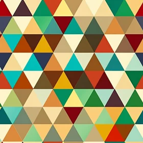 Colorful Geometric Triangle Pattern for Backgrounds
